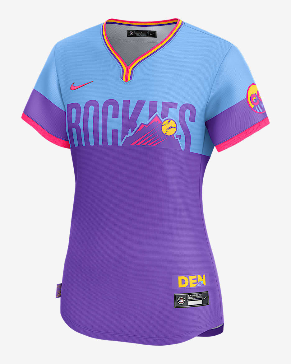 売れ筋商品|||ナイキ カットソー トップス レディース Women's White Colorado Rockies  Limited Jersey White nike-rockies-limited-jersey-25